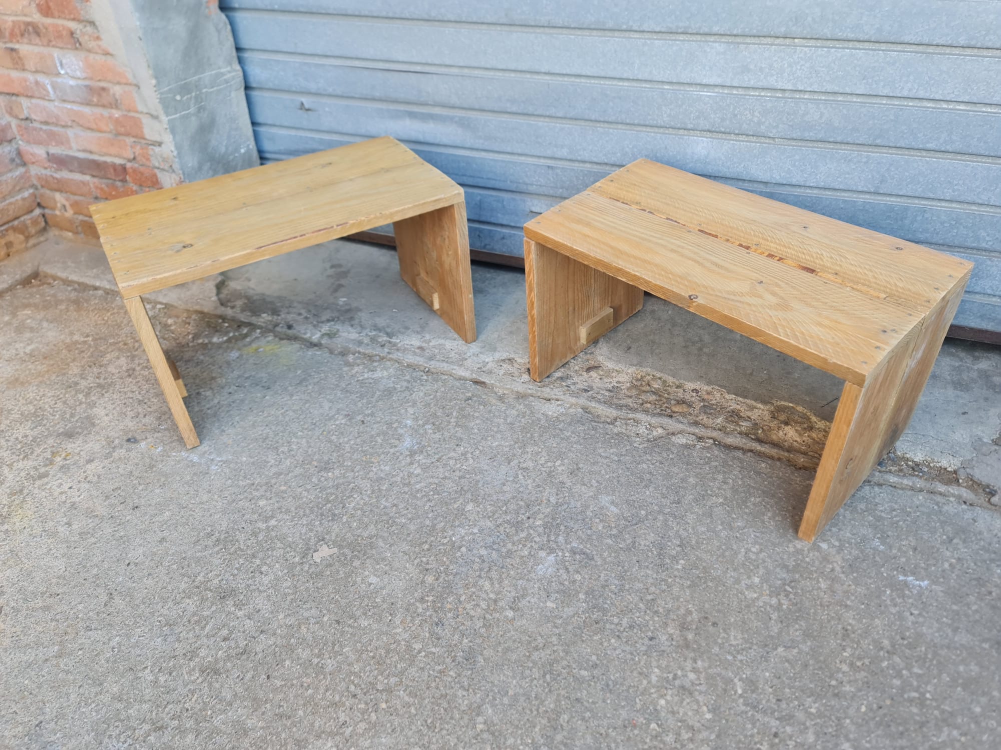 banqueta madera 40x70x40 2u